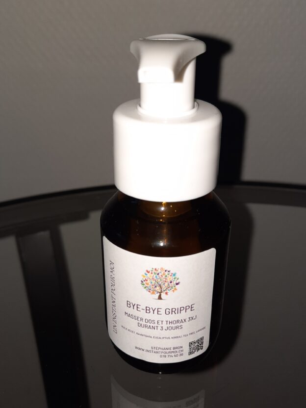 Huile de massage Bye-bye grippe
